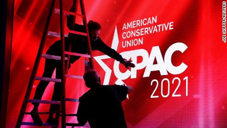 Fact checking CPAC: speakers make false claims about the election, the Capitol attack, immigration, Covid, and The Muppets