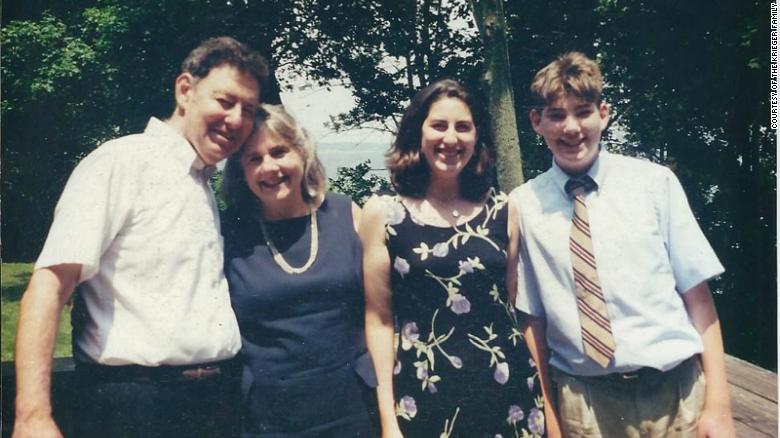 Neil, Susan, Hilary and Jonathan Krieger at a family wedding in Rhode Island.