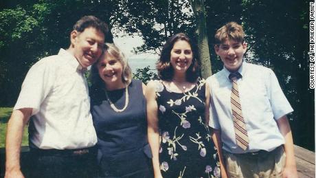 Neil, Susan, Hilary and Jonathan Krieger at a family wedding in Rhode Island.