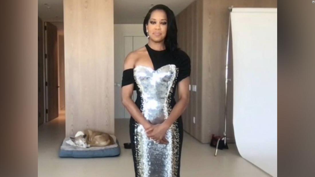 Regina King’s dog Cornbread was the real winner of the Golden Globes