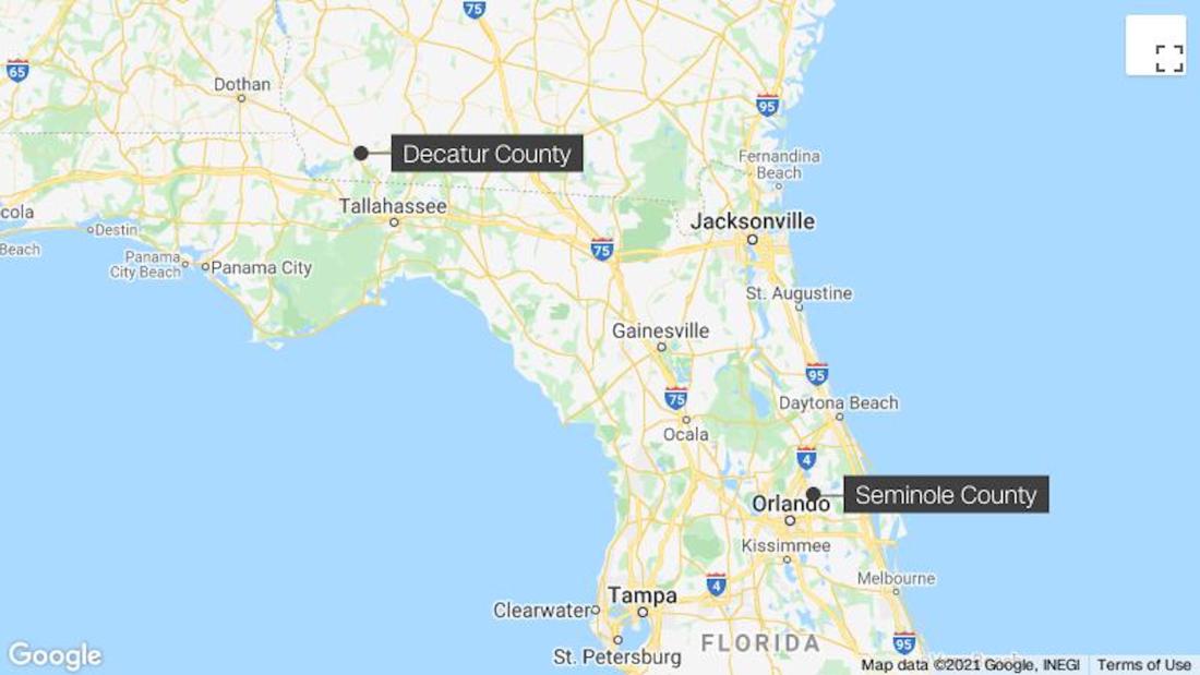 Two men arrested after a Florida-Georgia manhunt that left a deputy seriously injured