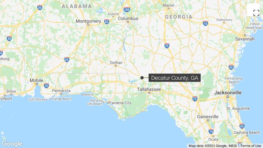 Two men arrested after a manhunt in Georgia that left a deputy seriously injured