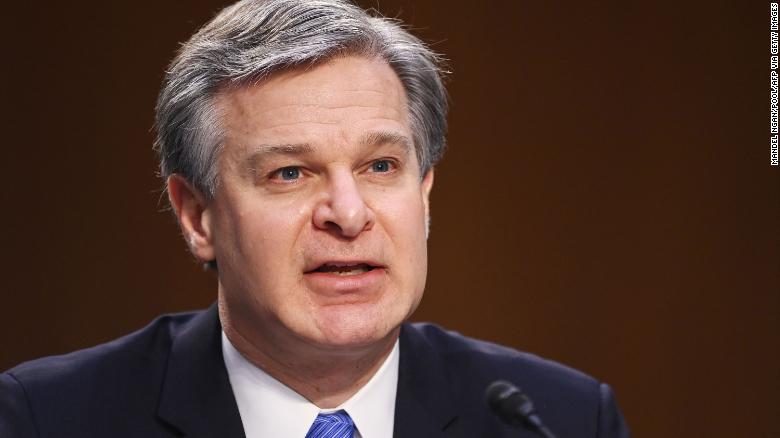 FBI Director Chris Wray says he’s ‘not aware of any investigation’ against Trump related to the insurrection