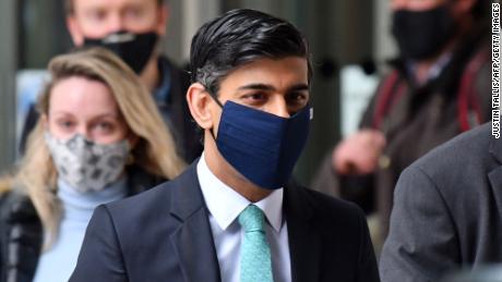 Britain&#39;s finance minister Rishi Sunak.