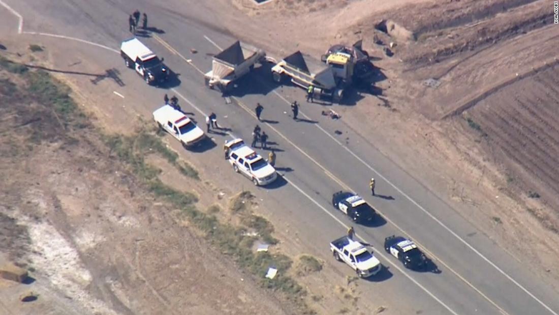 Imperial County, California: 15 killed in major vehicle accident