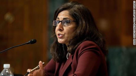 WASHINGTON, DC - FEBRUARY 10: Neera Tanden, nominee for Director of the Office of Management and Budget (OMB), testifies at her confirmation hearing before the Senate Budget Committee on February 10, 2021 at the U.S. Capitol in Washington, DC. Tanden helped found the Center for American Progress, a policy research and advocacy organization and has held senior advisory positions in Democratic politics since the Clinton administration. (Photo by Anna Moneymaker-Pool/Getty Images)