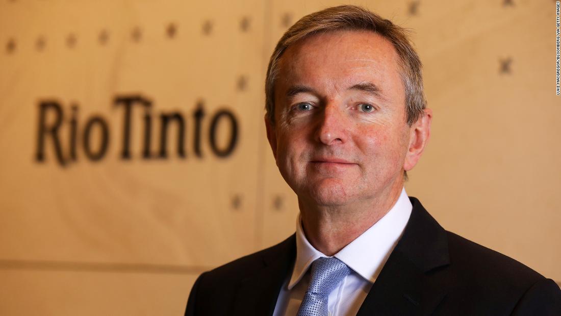 Rio Tinto chairman Simon Thompson is recovering from the recent upheaval following the indigenous cave destruction