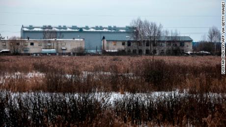 A general view shows the penal colony N2, where Kremlin critic Alexei Navalny has been transferred to serve a two-and-a-half year prison term for violating parole, in the town of Pokrov on March 1, 2021. 