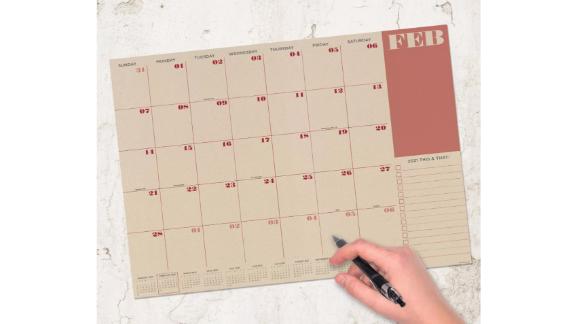 The Time Factory 2021 Desk Pad Calendar