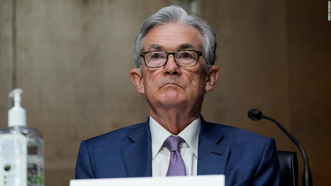 Stocks tumble as Powell signals inflation is ahead