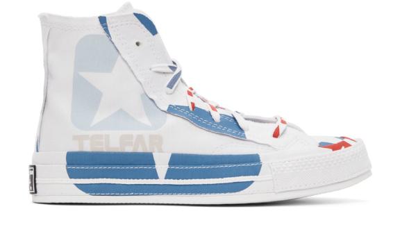 Telfar White Converse Edition Chuck 70 High Sneakers