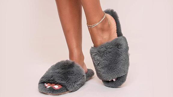 Twelve AM Co. So Good Fluffy Slippers