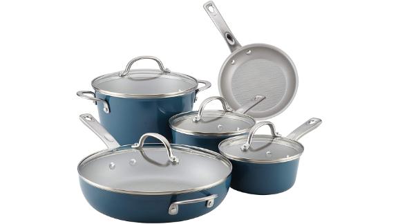 Ayesha Curry Home Nonstick 9-Piece Cookware Set