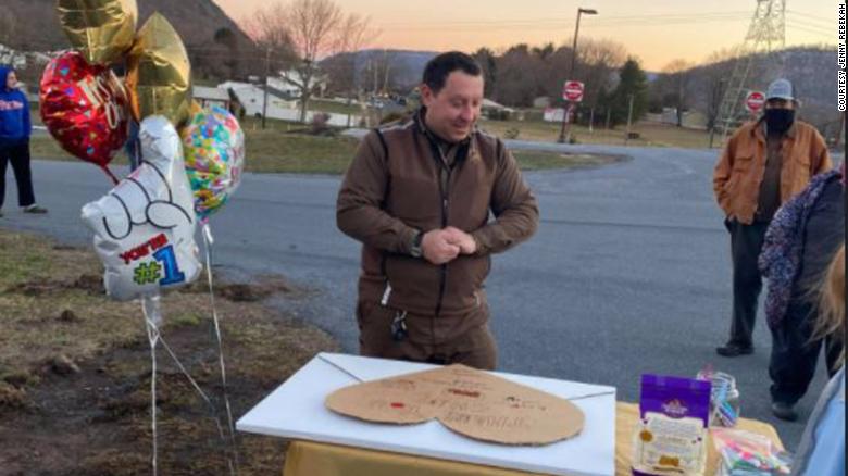 A Pennsylvania town surprised its UPS driver with a $1,000 gift thanking him for his hard work during the pandemic