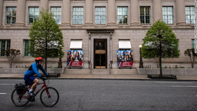 WASHINGTON, DC - APRIL 18: U.S. Chamber of Commerce building is seen on Thursday, April 18, 2019, in Washington, D.C. (Photo by Salwan Georges/The Washington Post via Getty Images)
