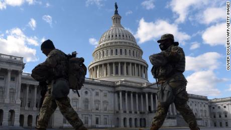 Lawmakers call for a 'measured levy' of Guard troops on Capitol Hill