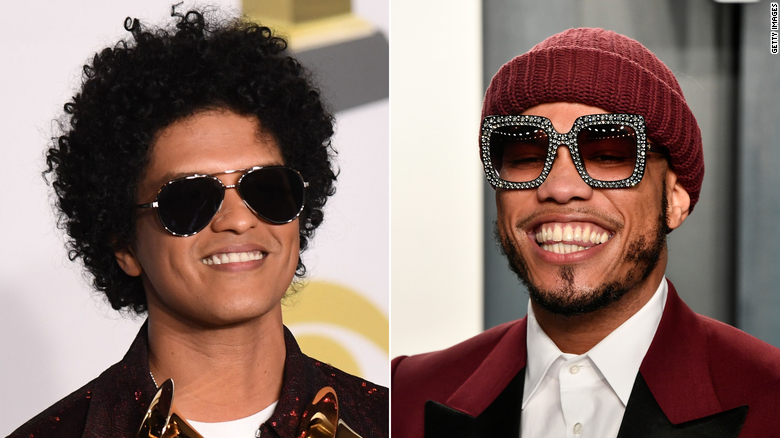 Bruno Mars and Anderson .Paak will perform at the Grammys