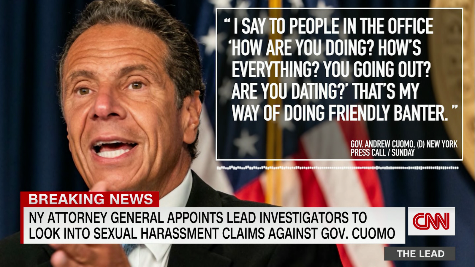 Ny Attorney General Appoints Lead Investigators To Look Into Sexual Harassment Claims Against