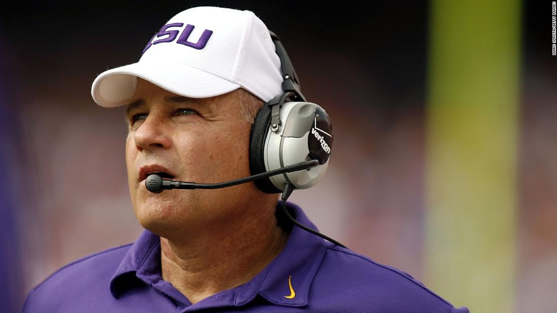 Les Miles: University of Kansas goes off with head coach Les Miles amid reports of harassment during his LSU tenure