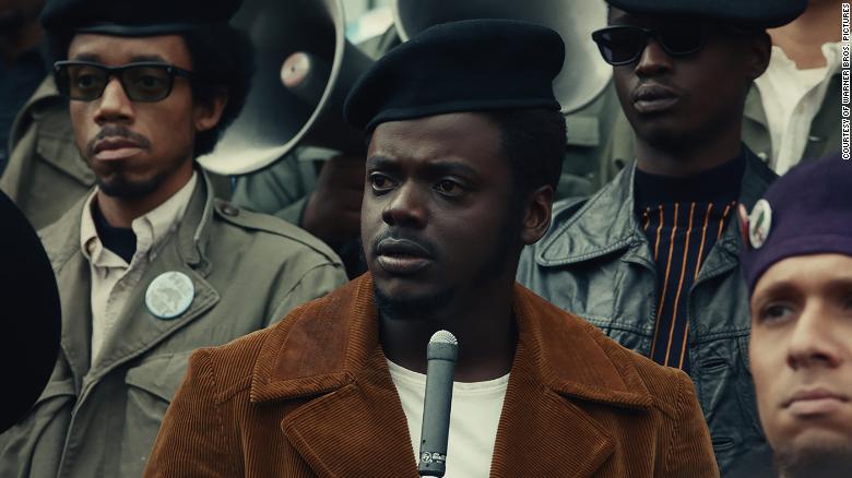 Daniel Kaluuya as Chairman Fred Hampton in &quot;Judas and the Black Messiah,&quot; a performance for which he received a nomination for best supporting actor at this year&#39;s BAFTA awards.