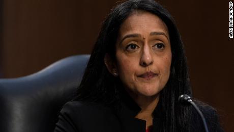 Republicans clash with Biden DOJ nominee Vanita Gupta