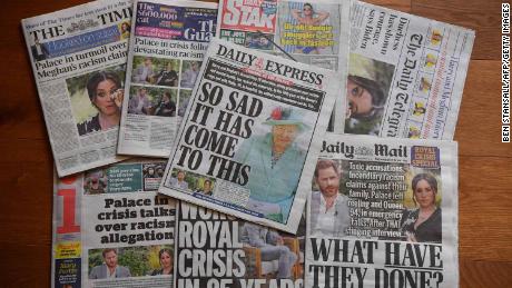 The interview and its aftermath dominated UK daily newspapers again Tuesday.