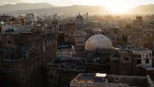 The old city of the capital, Sana'a. Houthi rebels control Sana'a after forcing the internationally recognized government out.