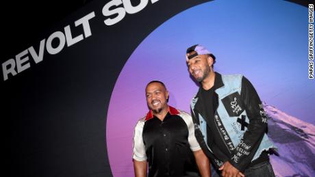 Artists Timbaland and Swizz Beatz attend day 1 of REVOLT Summit x AT&amp;T Summit on September 12, 2019 in Atlanta.