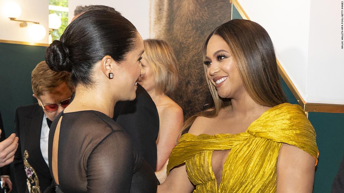 Beyoncé thanks Meghan for 'courage and leadership'