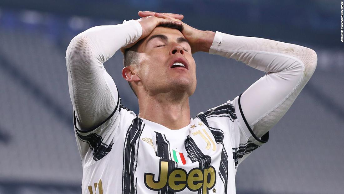 Ronaldo commits 'unforgivable error' as Juventus is stunned by 10-man Porto in Champions League
