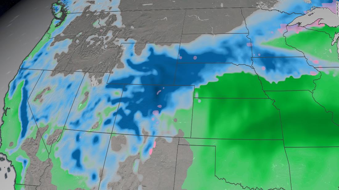 Major snowstorm shaping up for the Rockies, including Denver