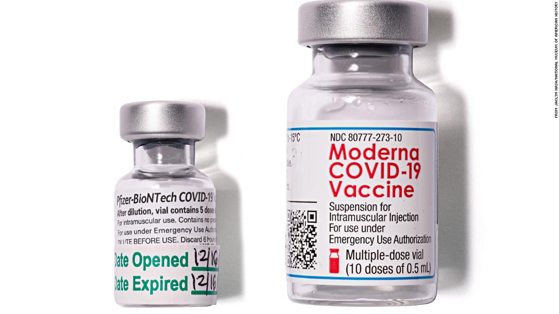 Smithsonian receives bottle of first dose of Covid-19 vaccine administered in the USA