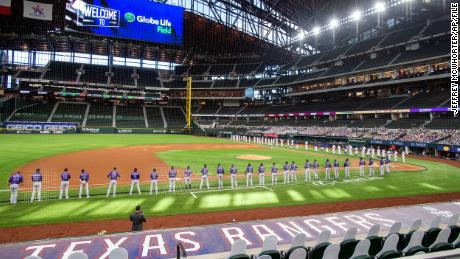 Globe Life Field will be &quot;fully open&quot; to its 40,518 capacity for the Texas Rangers&#39; home opener, the team announced Wednesday.