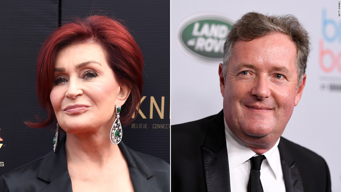 Sharon Osbourne defends support for Piers Morgan