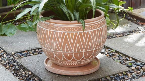 TheArtisanVariety Large Terra-Cotta Belly Pot 