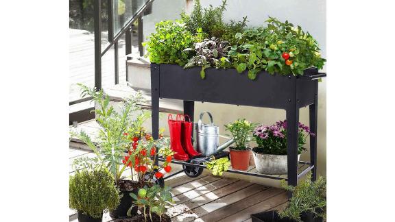 Foyuee Raised Planter Box