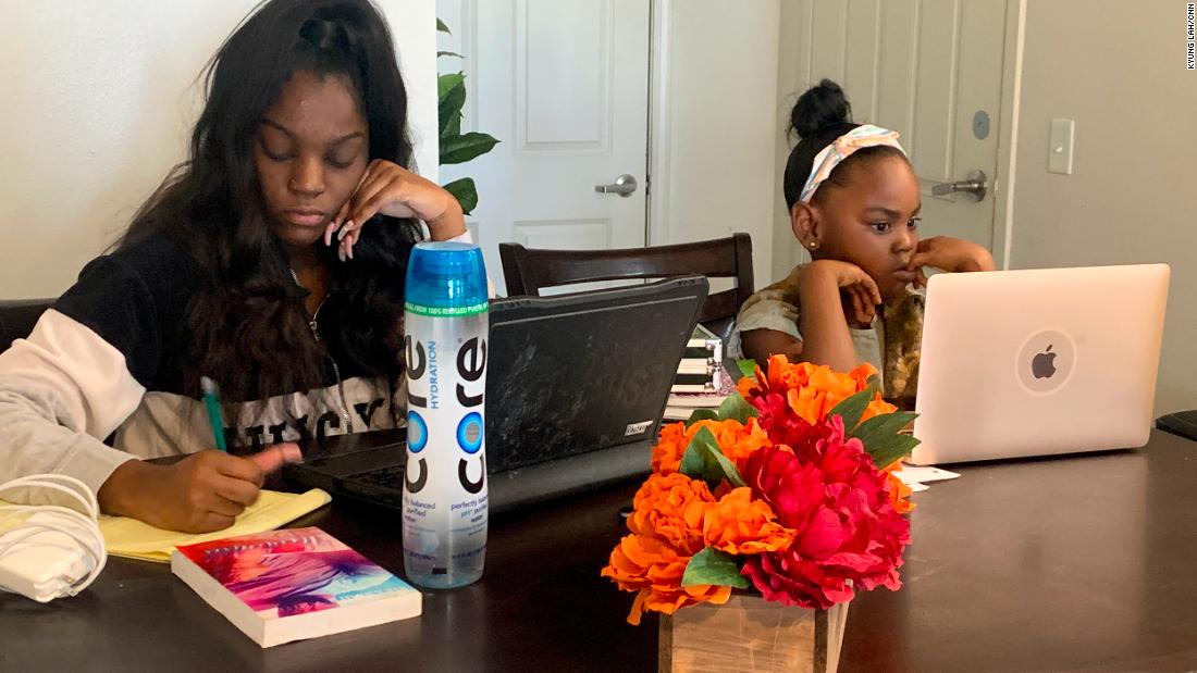 A day in the life of this Los Angeles family shows the challenges of a year of distance learning