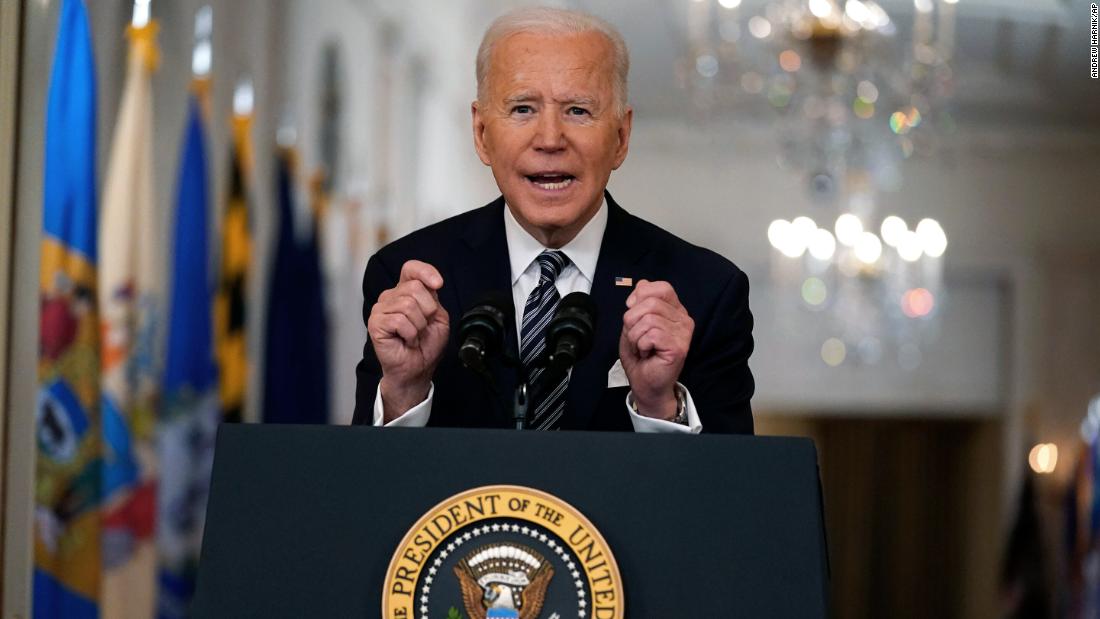 7 topics from Joe Biden’s prime-time Covid-19 speech