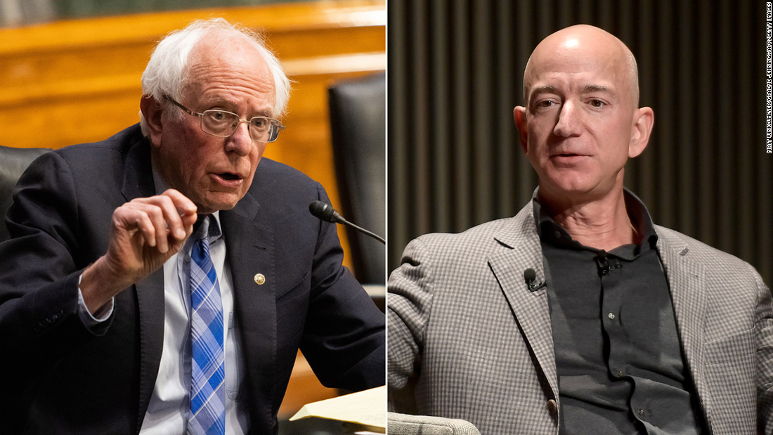 Sanders invites Bezos to testify before Senate Budget Committee
