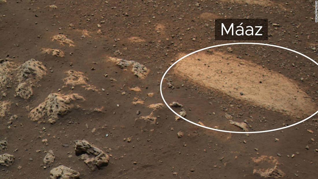 NASA names rocks and soil on Mars in Navajo language