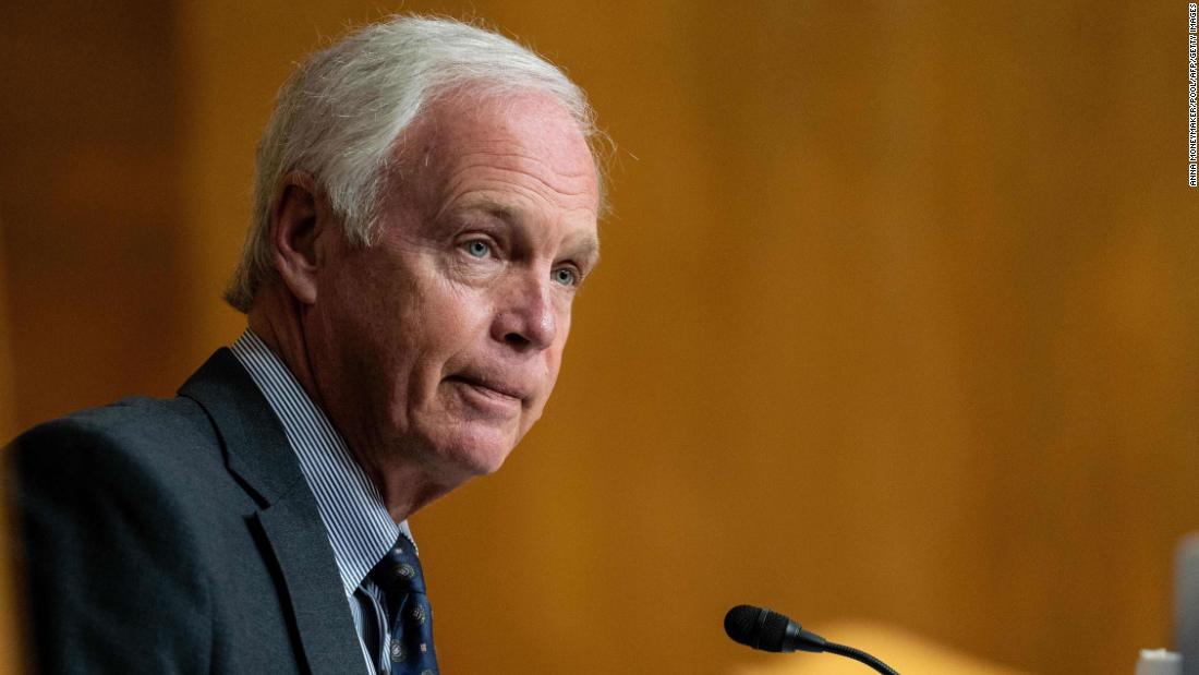 Ron Johnson downplays urgency of getting Covid-19 vaccine