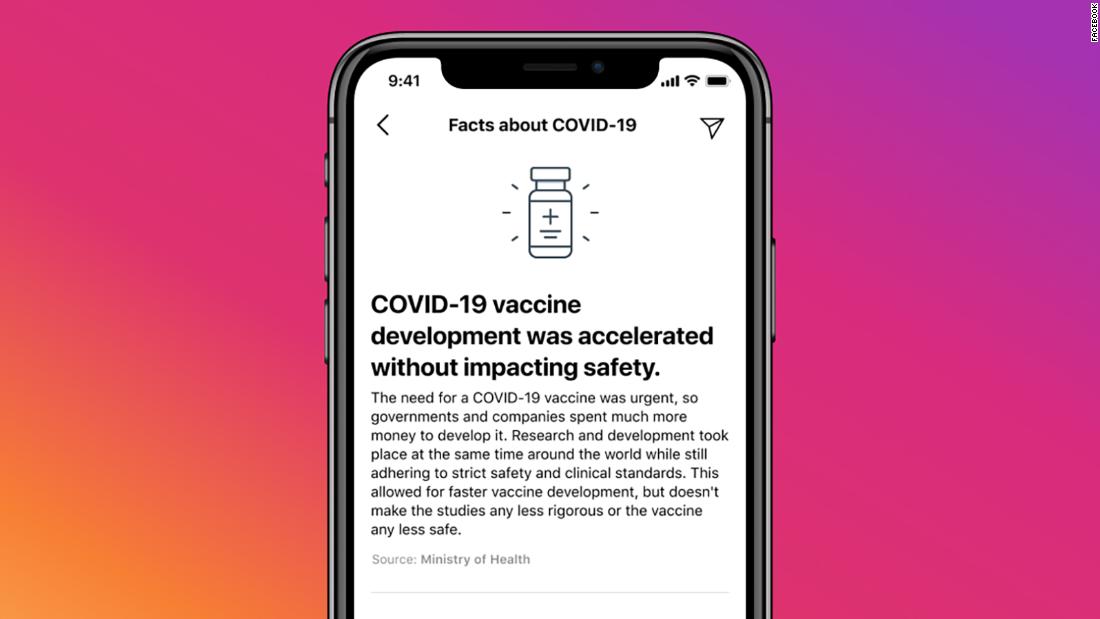 To help people find Covid-19 vaccines, Facebook debuts new features