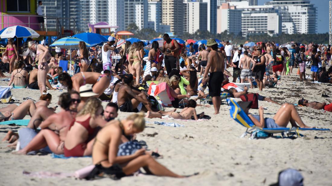 US Coronavirus: One Florida Mayor says ‘too many people’ are coming for spring as US health officials are vigilant