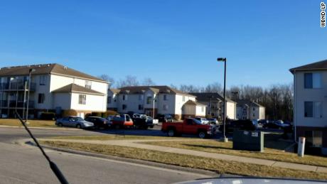 The 6-year-old was found dead in a wooded area near this apartment complex in New Carlisle, Indiana.