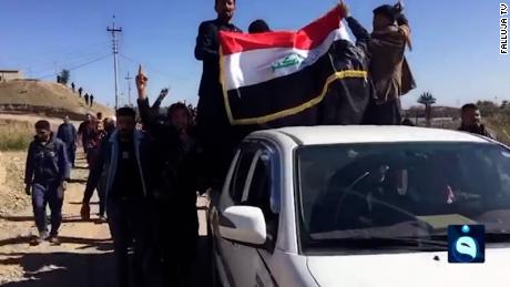 Funeral procession for those killed in an ISIS attack in north of Baghdad on Thursday. ISIS militants were behind Thursdayís brutal killings north of Baghdad where they shot and killed eight people in three separate attacks, including six family members, according to an Iraqi military statement released Friday.