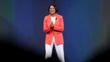 Rosalind &quot;Roz&quot; Brewer, president and chief executive officer of Sam&#39;s Club, speaks during the Wal-Mart Stores Inc. annual shareholders meeting in Fayetteville, Arkansas, U.S., on Friday, June 7, 2013. Wal-Mart Stores Inc., which kicked off its annual meeting today, approved a new $15 billion share buyback program. Photographer: Sarah Bentham/Bloomberg via Getty Images