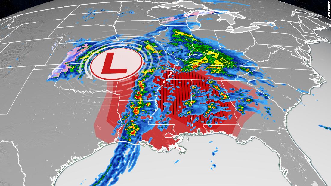 Substantial threat of strong tornadoes anticipated in the South this week