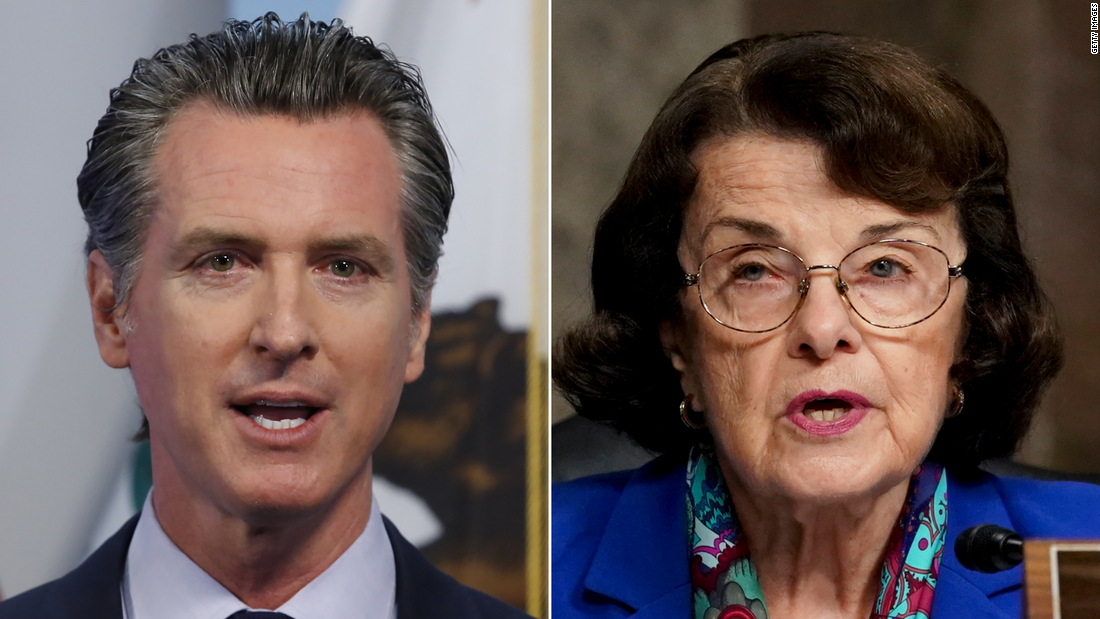 Feinstein says he plans to serve the full term after Newsom vows to appoint a black woman to replace her
