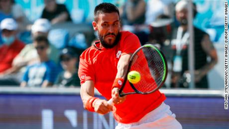 Damir Dzumhur has been fined by the ATP. 