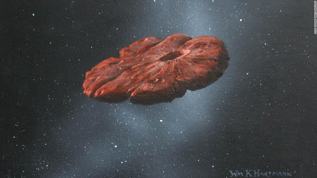 Interstellar object ‘Oumuamua may be a fragment of a Pluto-like planet